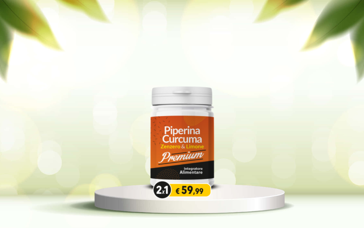 Scopri come depurare l’intestino con Piperina e Curcuma Premium: ordina ora
