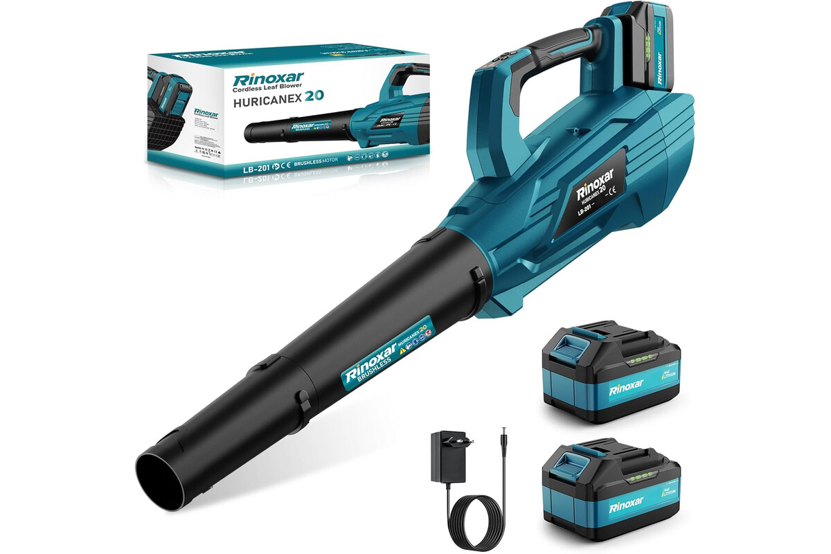 Risparmia tempo ed energia: soffiatore cordless con 2 batterie incluse e prestazioni al top in offerta speciale