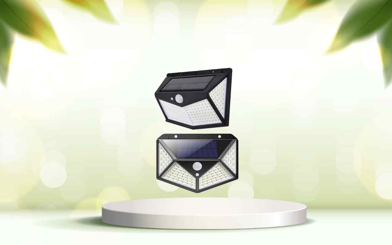 Scopri l’illuminazione esterna sostenibile con Solar Power 100 LED in offerta speciale